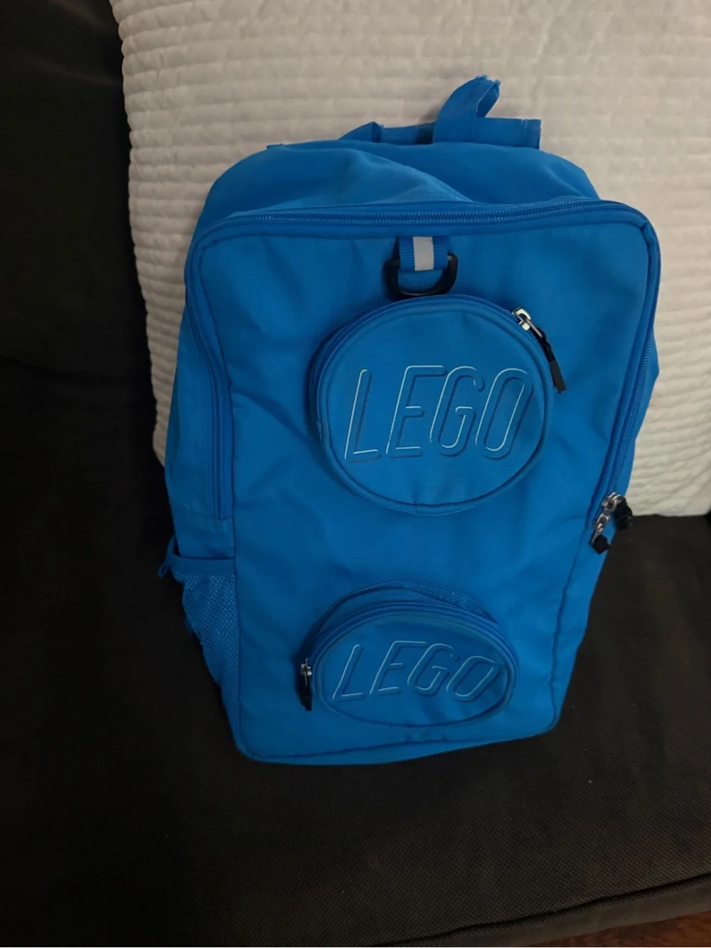 Lego Men’s Bright Blue Backpack with Front Logo Pockets